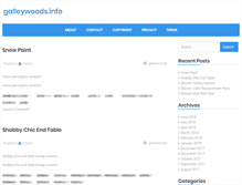 Tablet Screenshot of galleywoods.info